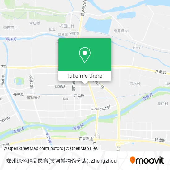 郑州绿色精品民宿(黄河博物馆分店) map