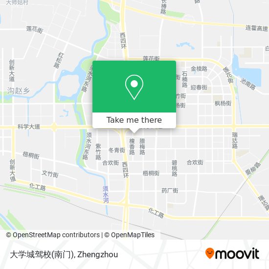 大学城驾校(南门) map