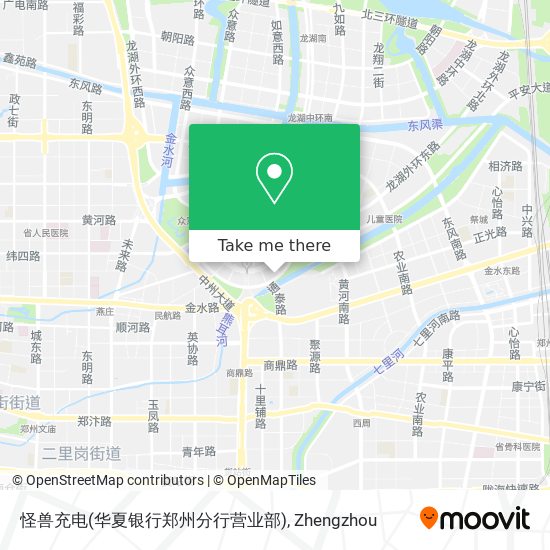 怪兽充电(华夏银行郑州分行营业部) map