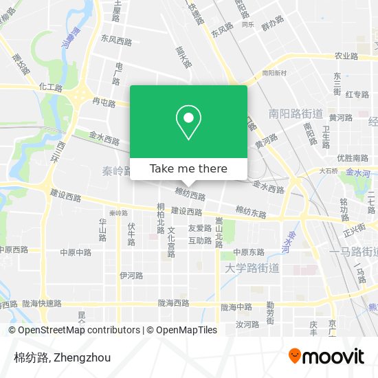 棉纺路 map