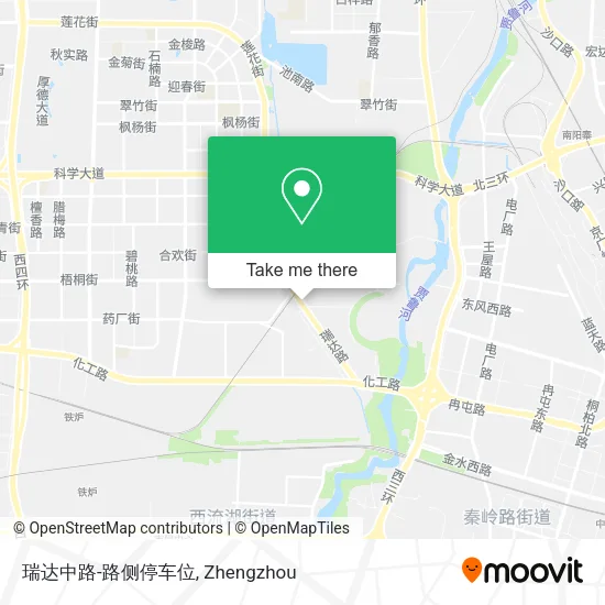 瑞达中路-路侧停车位 map