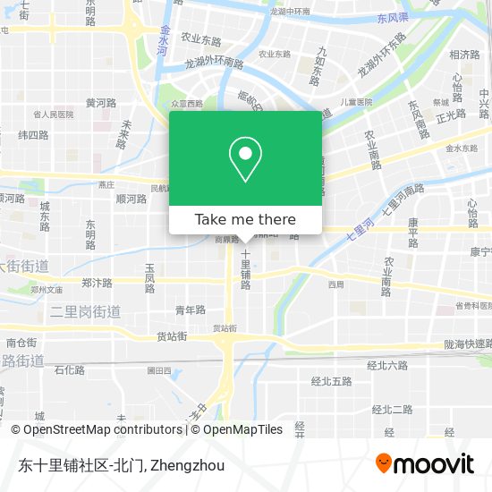 东十里铺社区-北门 map