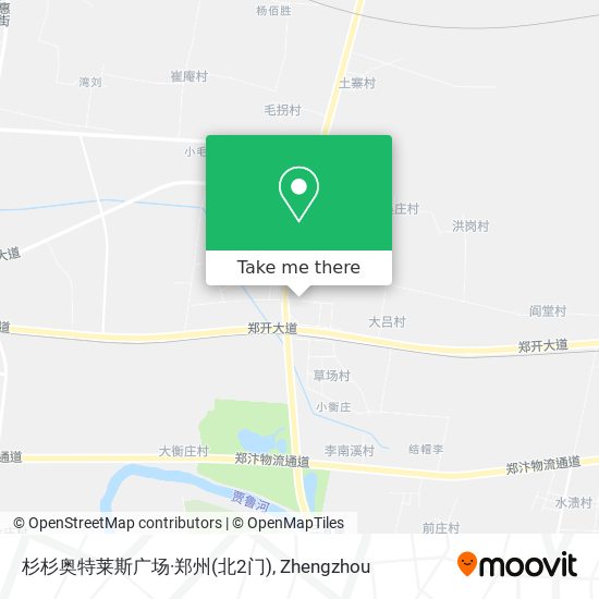 杉杉奥特莱斯广场·郑州(北2门) map
