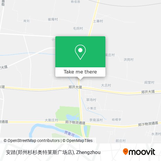 安踏(郑州杉杉奥特莱斯广场店) map