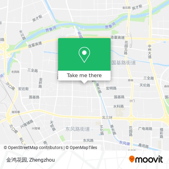 金鸿花园 map