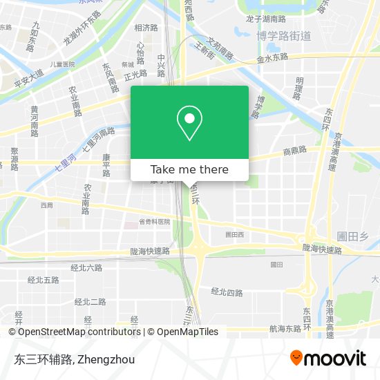 东三环辅路 map