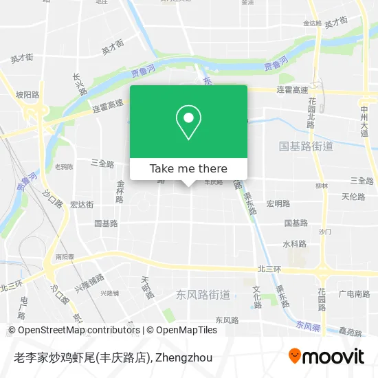 老李家炒鸡虾尾(丰庆路店) map