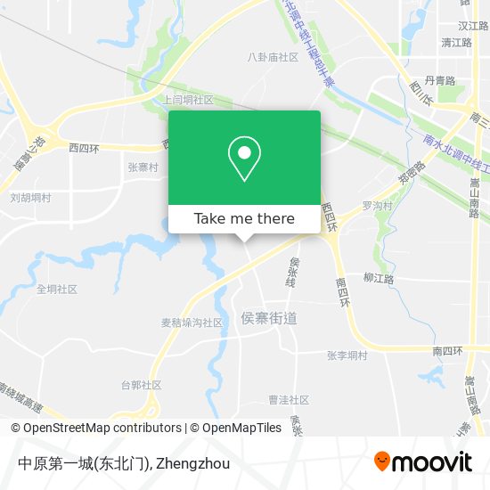 中原第一城(东北门) map