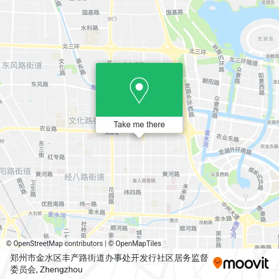 郑州市金水区丰产路街道办事处开发行社区居务监督委员会 map