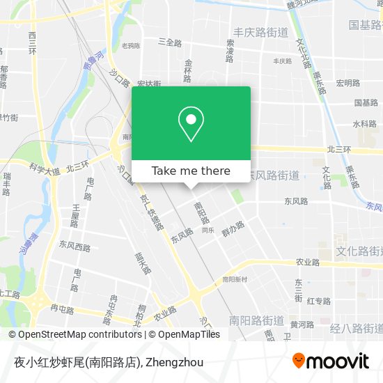 夜小红炒虾尾(南阳路店) map