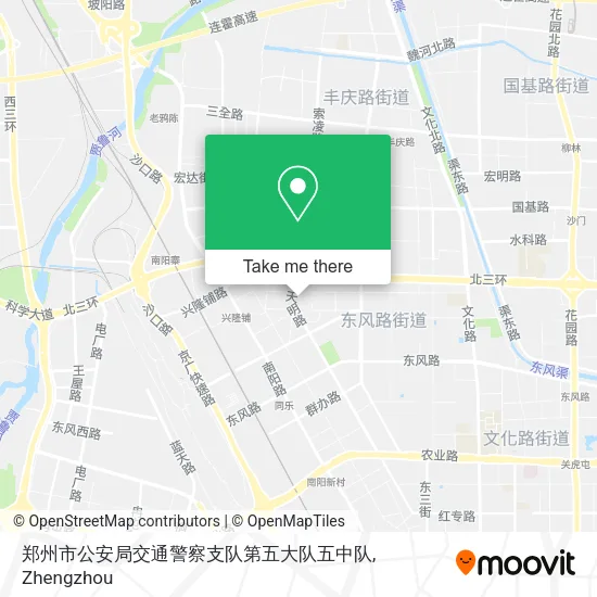 郑州市公安局交通警察支队第五大队五中队 map