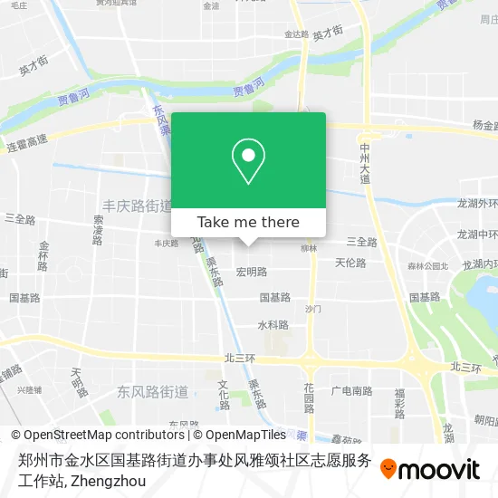 郑州市金水区国基路街道办事处风雅颂社区志愿服务工作站 map