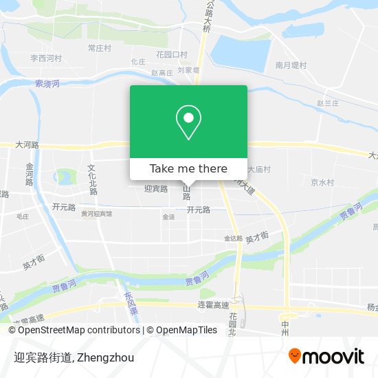 迎宾路街道 map