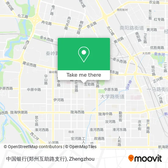 中国银行(郑州互助路支行) map