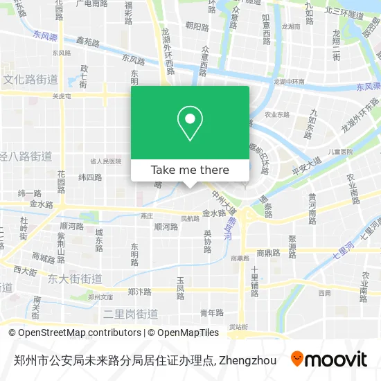 郑州市公安局未来路分局居住证办理点 map
