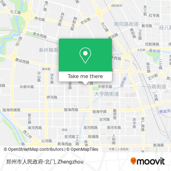 郑州市人民政府-北门 map