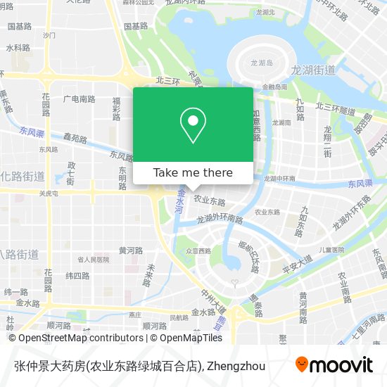 张仲景大药房(农业东路绿城百合店) map