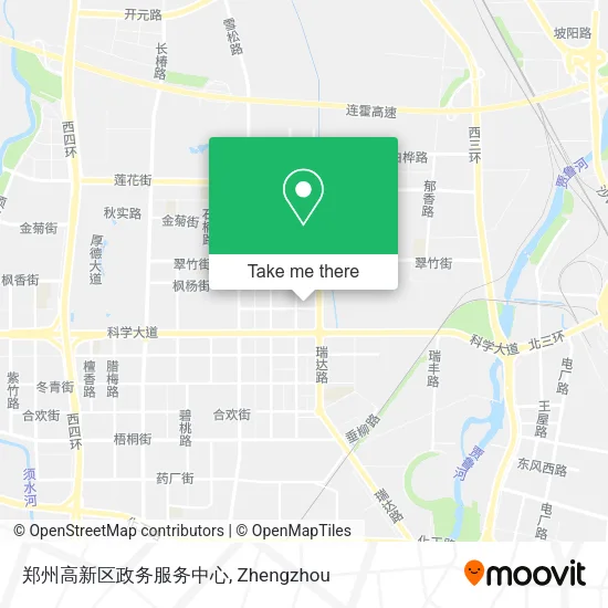 郑州高新区政务服务中心 map