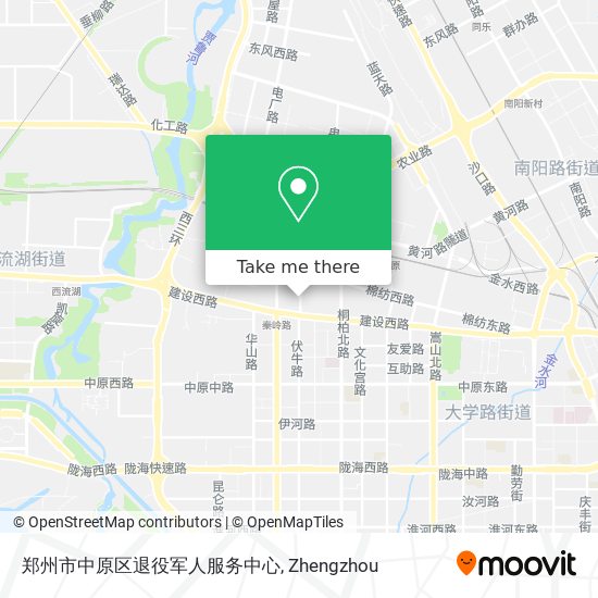 郑州市中原区退役军人服务中心 map