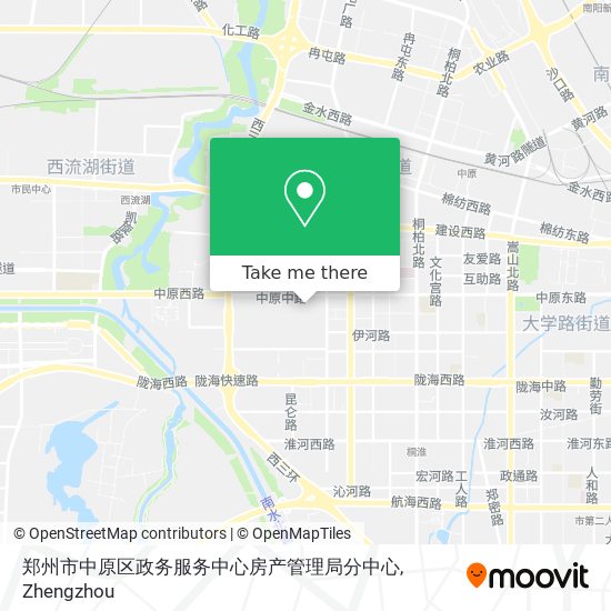 郑州市中原区政务服务中心房产管理局分中心 map