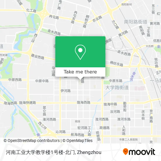 河南工业大学教学楼1号楼-北门 map