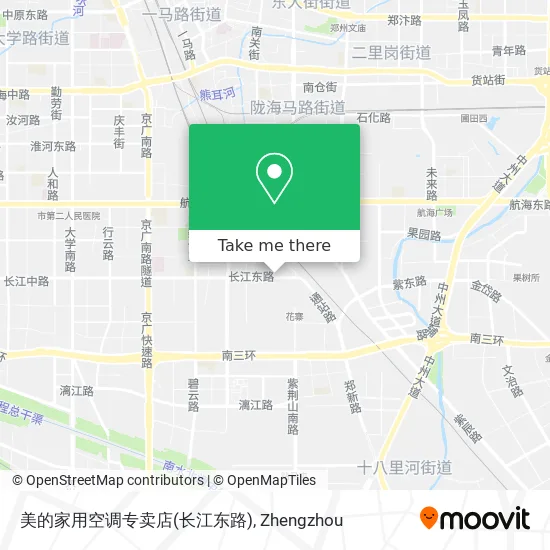 美的家用空调专卖店(长江东路) map