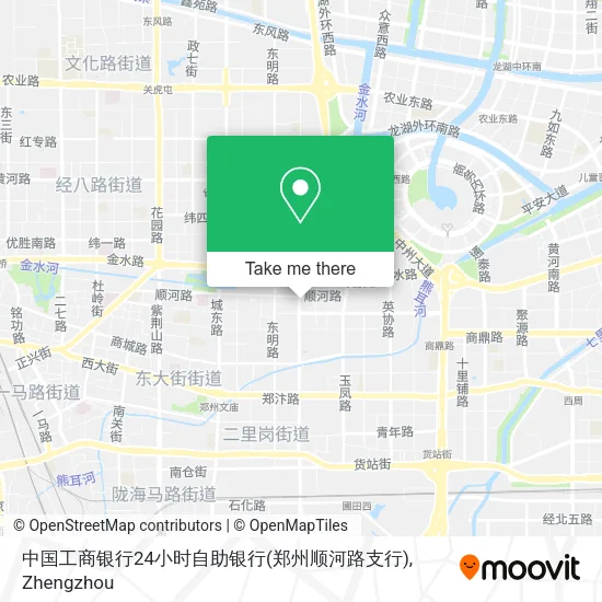 中国工商银行24小时自助银行(郑州顺河路支行) map