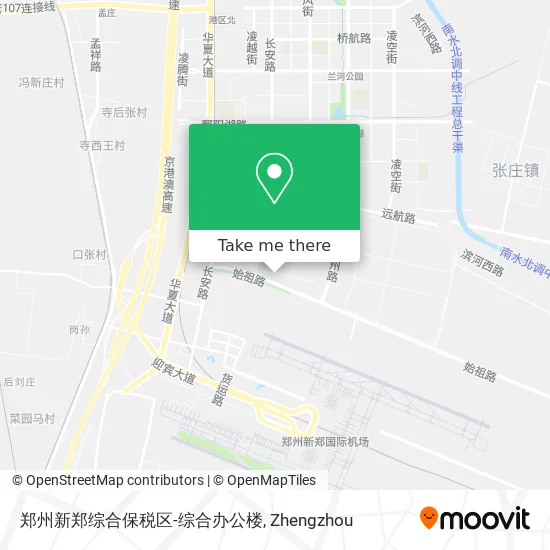 郑州新郑综合保税区-综合办公楼 map
