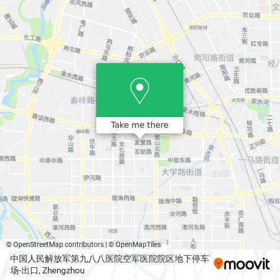 中国人民解放军第九八八医院空军医院院区地下停车场-出口 map