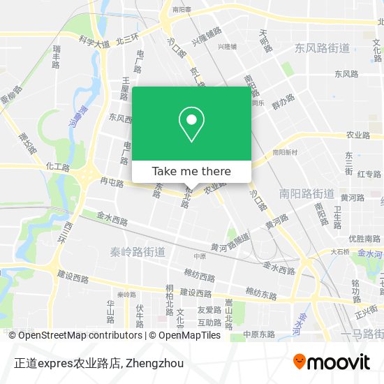 正道expres农业路店 map