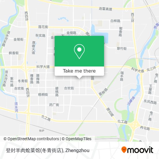登封羊肉烩菜馆(冬青街店) map