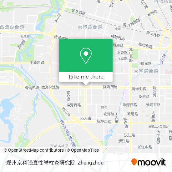 郑州京科强直性脊柱炎研究院 map