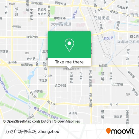 万达广场-停车场 map