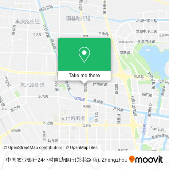 中国农业银行24小时自助银行(郑花路店) map
