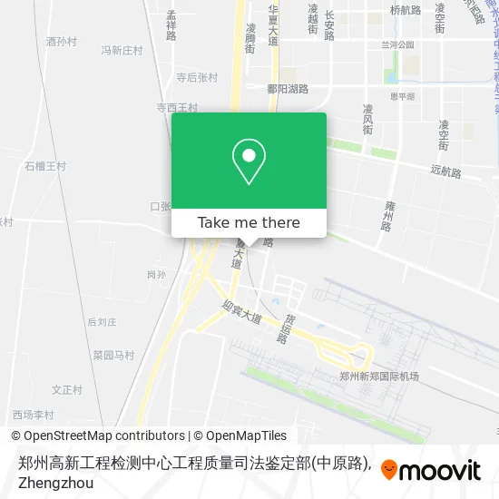 郑州高新工程检测中心工程质量司法鉴定部(中原路) map