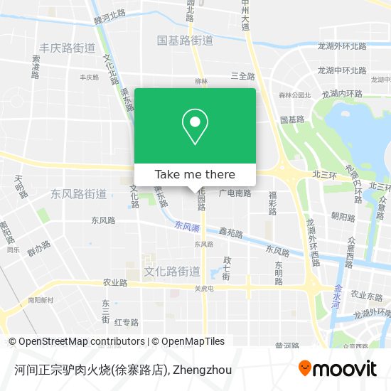 河间正宗驴肉火烧(徐寨路店) map