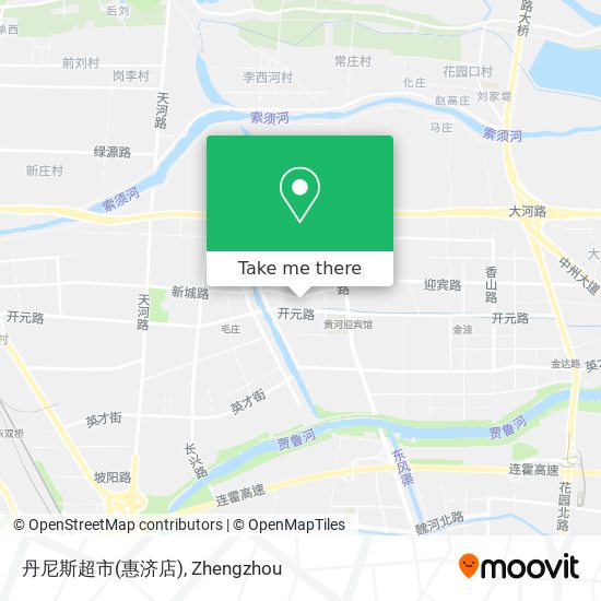 丹尼斯超市(惠济店) map