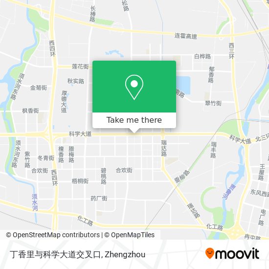 丁香里与科学大道交叉口 map