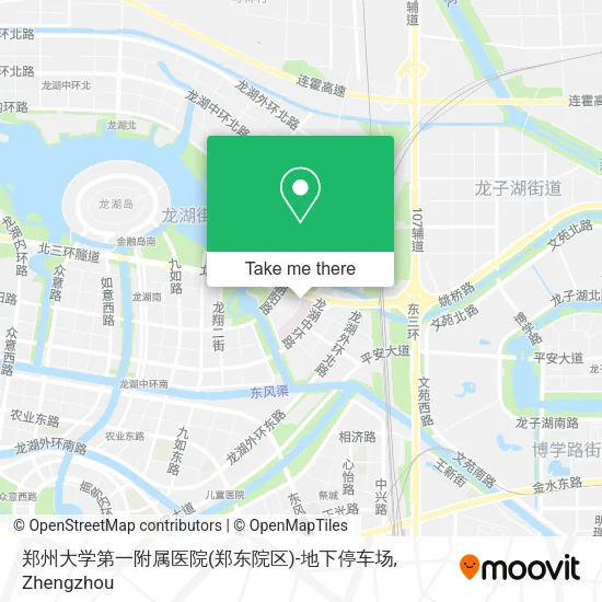 郑州大学第一附属医院(郑东院区)-地下停车场 map