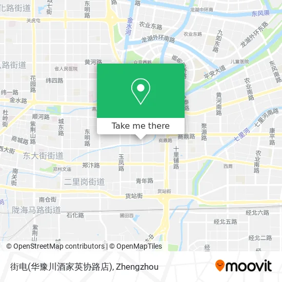 街电(华豫川酒家英协路店) map