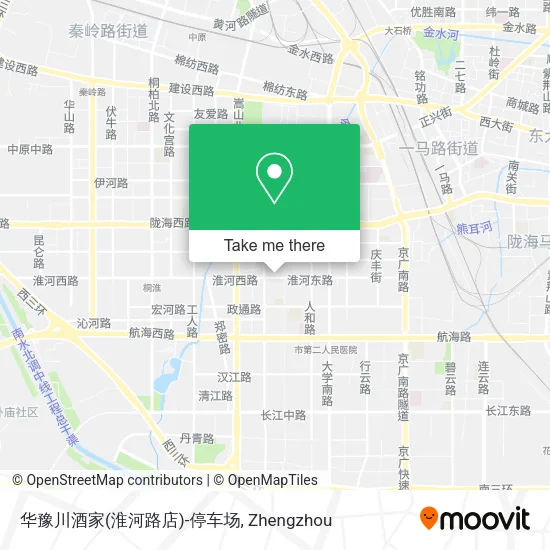 华豫川酒家(淮河路店)-停车场 map