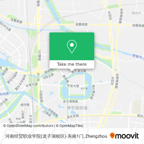 河南经贸职业学院(龙子湖校区)-东南1门 map