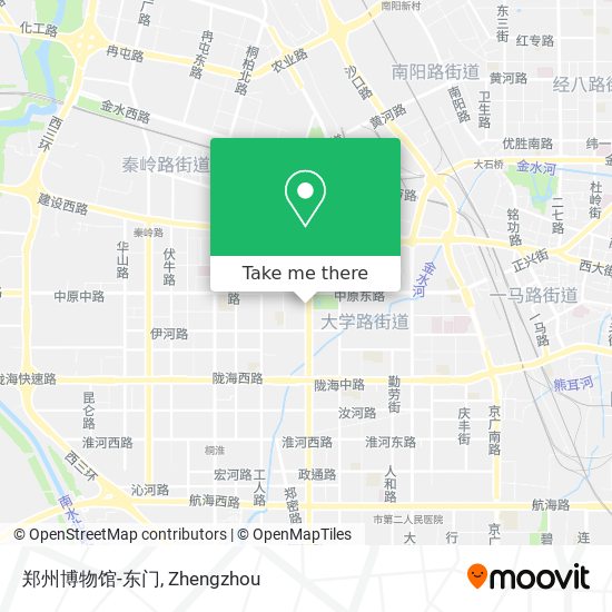 郑州博物馆-东门 map