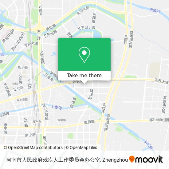 河南市人民政府残疾人工作委员会办公室 map