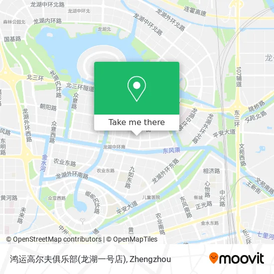 鸿运高尔夫俱乐部(龙湖一号店) map