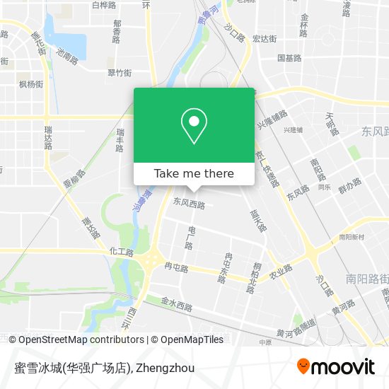 蜜雪冰城(华强广场店) map
