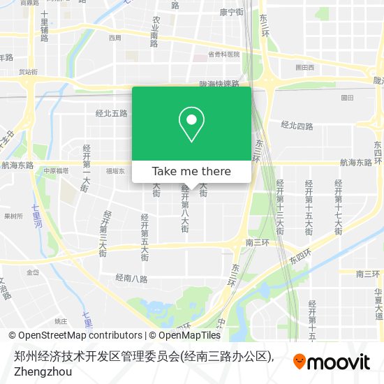 郑州经济技术开发区管理委员会(经南三路办公区) map