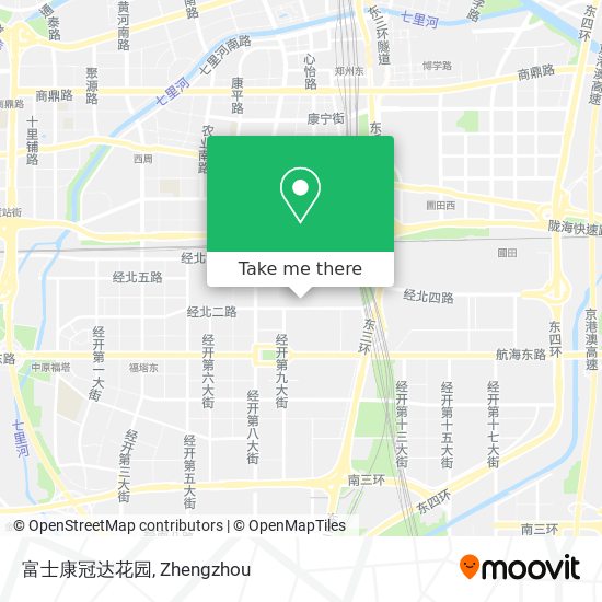 富士康冠达花园 map