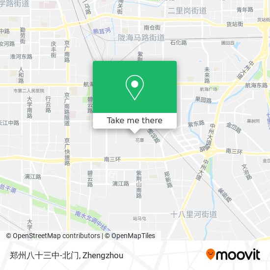 郑州八十三中-北门 map