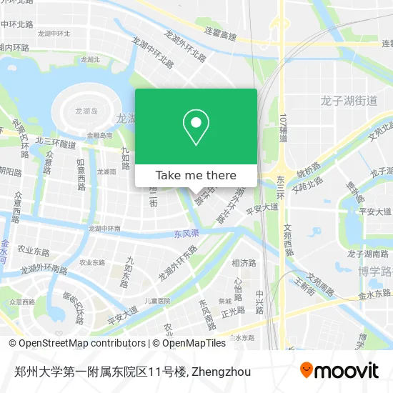 郑州大学第一附属东院区11号楼 map